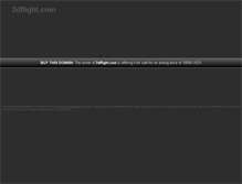 Tablet Screenshot of 3dflight.com